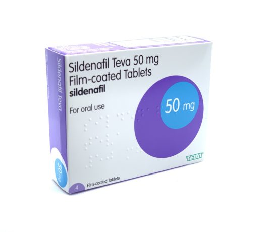 Sildenafil Teva 50mg Film-Coated Tablets