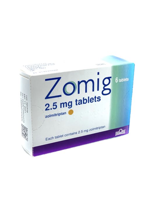 Zomig 2.5 mg tablets