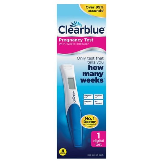 pregnancy test clearblue