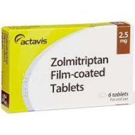 Zolmitriptan 2.5mg tablets