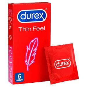 Durex Thin 6 Pack Condoms